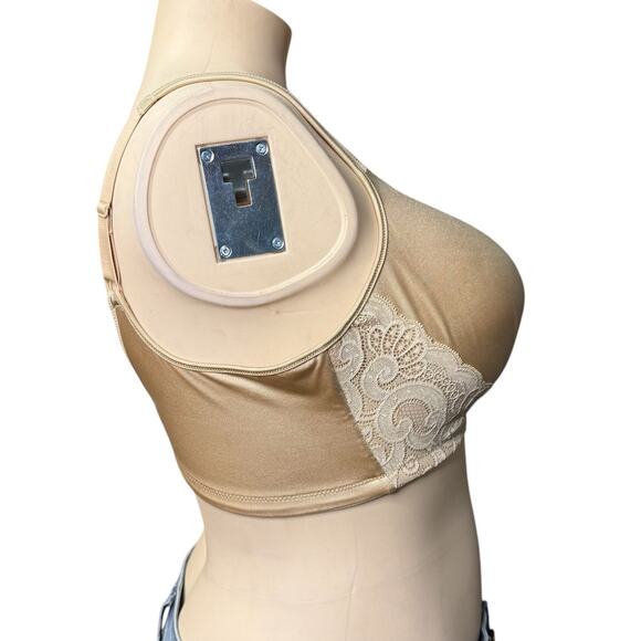 Playtex Tru Support Love My Curves Smoothing Bra Size 44D in Nude - Picture 3 of 8